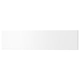 White UTRUSTA drawer front, smooth acrylic paint on fibreboard.
