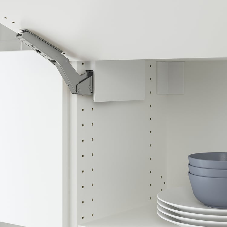 UTRUSTA hinge w/damper for horizontal door, white IKEA