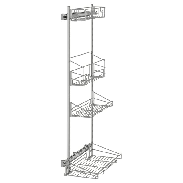 UTRUSTA Pull-out rack for cleaning supplies