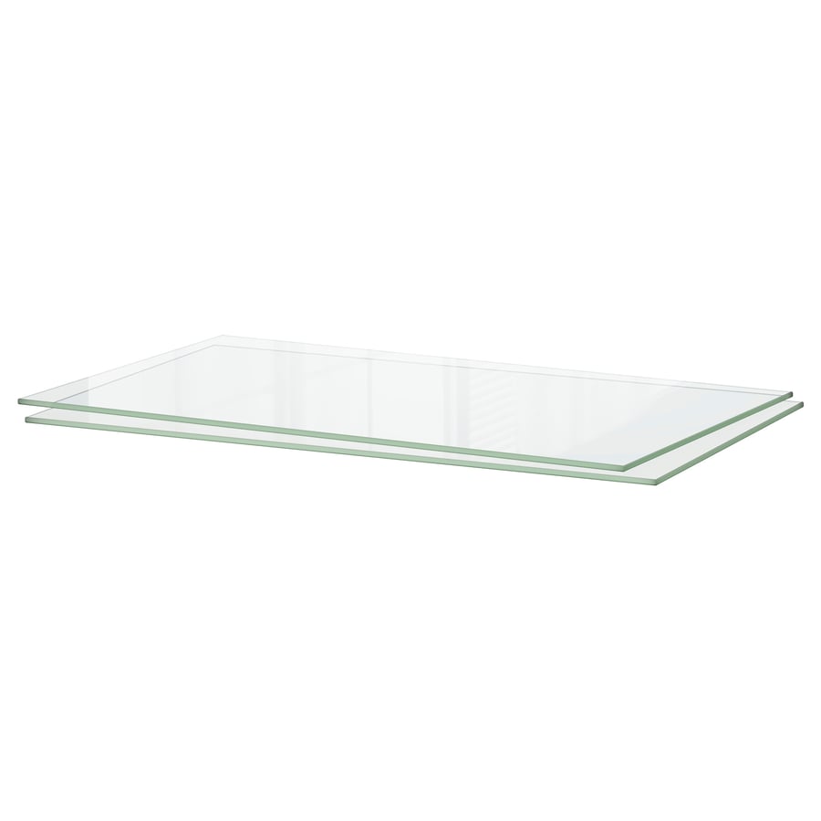 UTRUSTA shelf, glass, 24x143/4" IKEA
