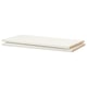 Option: UTRUSTA Shelf, white, 30x14 3/4 "