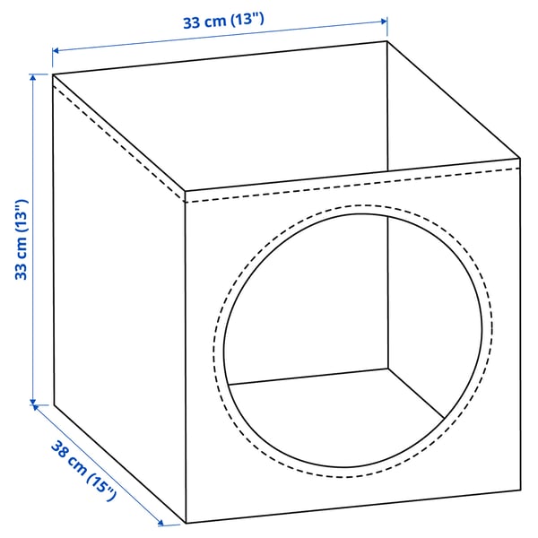 Illustration with measurements for the product: UTSÅDD.