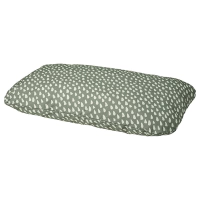 UTSÅDD Pet cushion, gray-green/off-white, 25 ¼x40 ¼ "