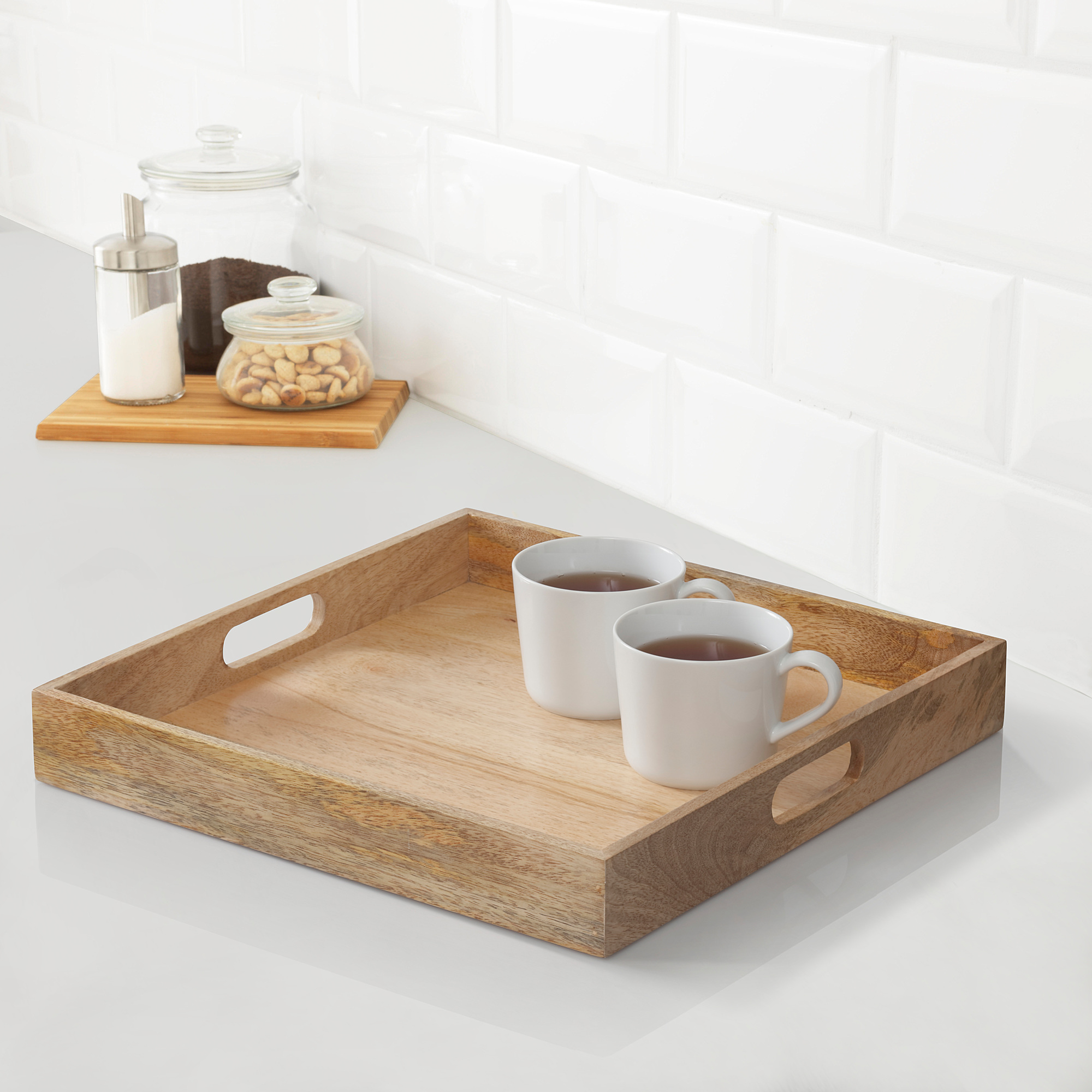 UTVÄNDIG Decorative tray, natural, Length 16" IKEA