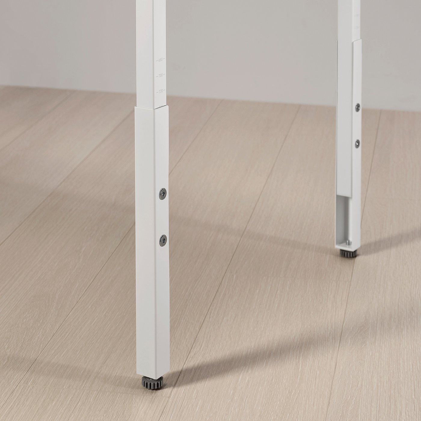 UTVISNING gaming desk with shelf, ash effect/white, 471/4x235/8