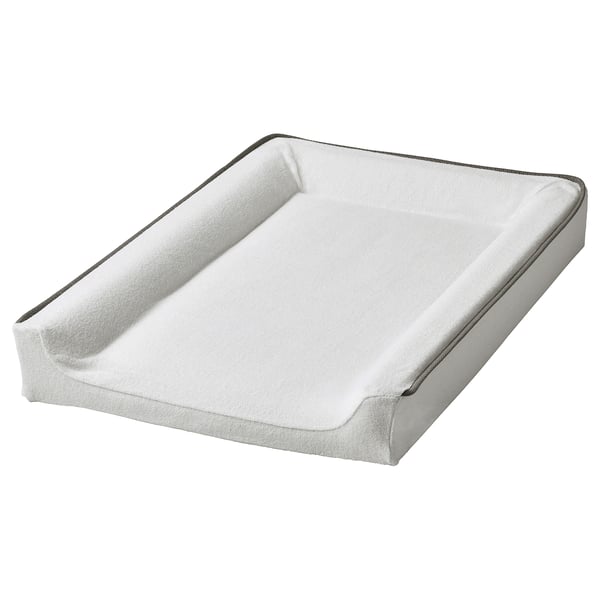 VÄDRA Cover for changing pad, white, 18 7/8x29 1/8 "