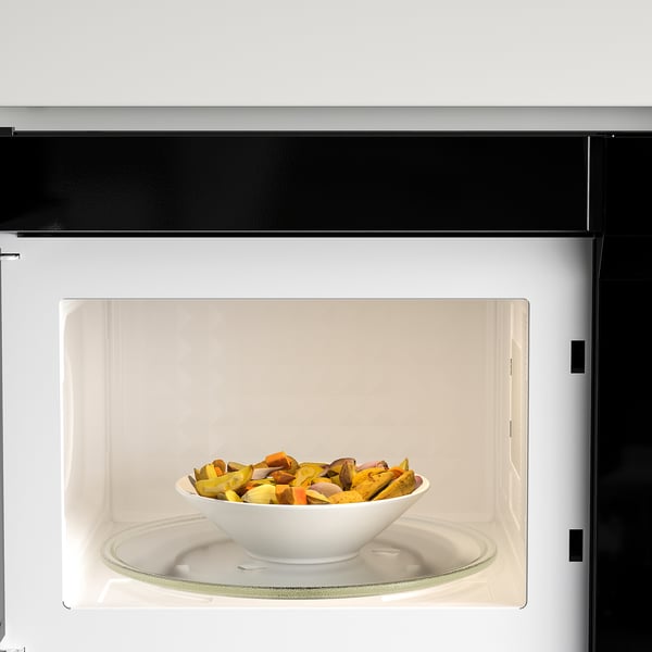 VÄLSKAPT Over-the-range microwave, Stainless steel