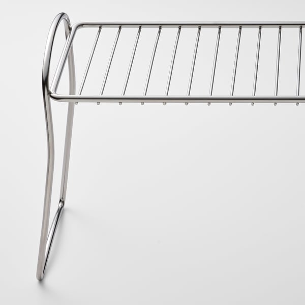 VÄLVÅRDAD Dish drying shelf, stainless steel, 5x12 ½ - IKEA