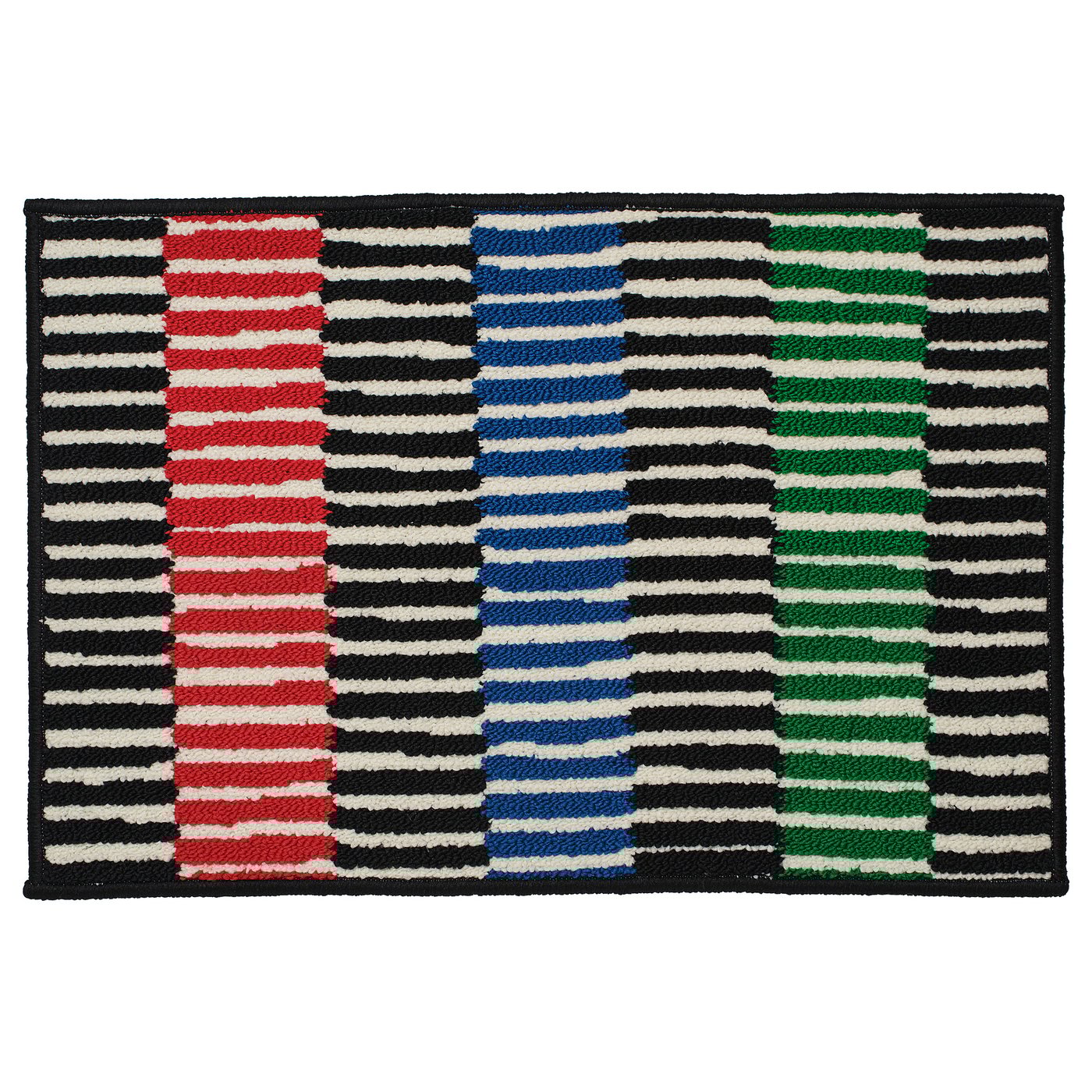 Door Mat, Multicolor/Stripe