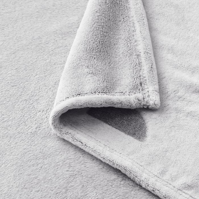 VÄNKRETS blanket, light gray, 51x67" IKEA
