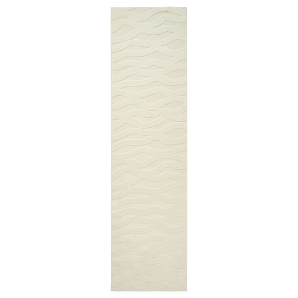 VÄXELFEL Rug, low pile, off-white, 2 ' 7 "x9 ' 10 "