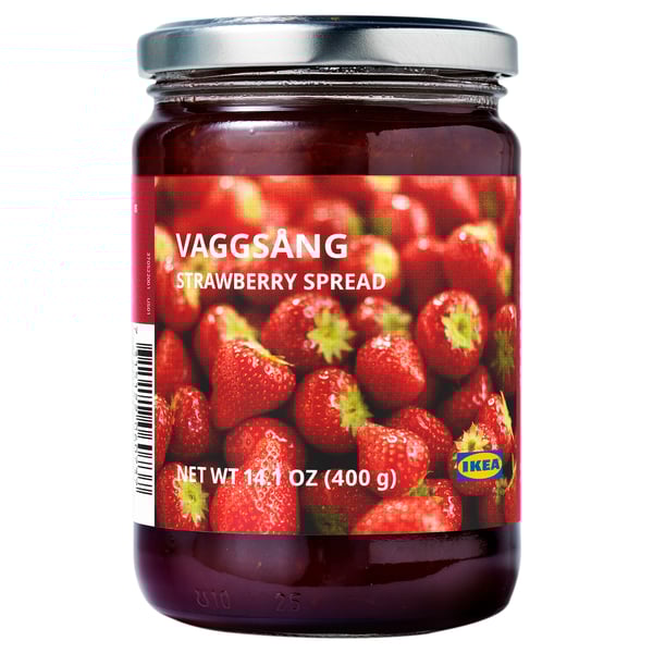 VAGGSÅNG Strawberry spread, 14 oz