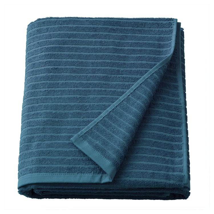 VÅGSJÖN Bath sheet, blue, 39x59" IKEA