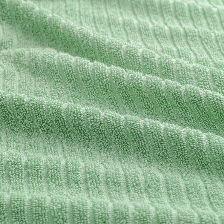 VÅGSJÖN bath towel, light green, 28x55