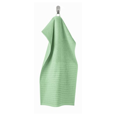 VÅGSJÖN Hand towel, light green, 16x28 "