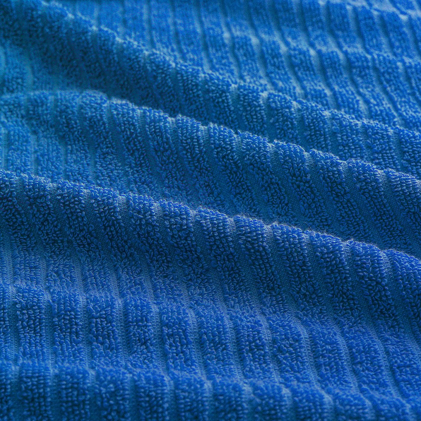 VÅGSJÖN washcloth, bright blue, 12x12
