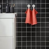 VÅGSJÖN Washcloth, orange-red, 12x12 "