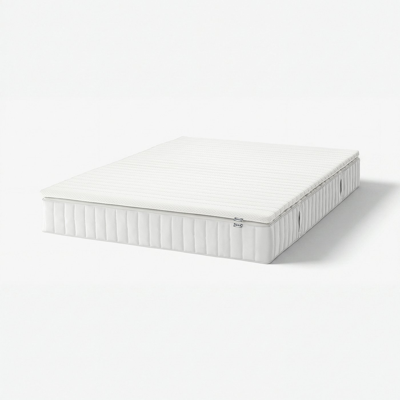 VALEVÅG mattress and mattress pad, firm white/Nisseholm white