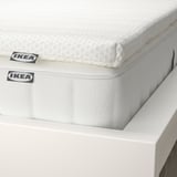 VALEVÅG Mattress and mattress pad, medium firm white/Nisseholm white, Twin
