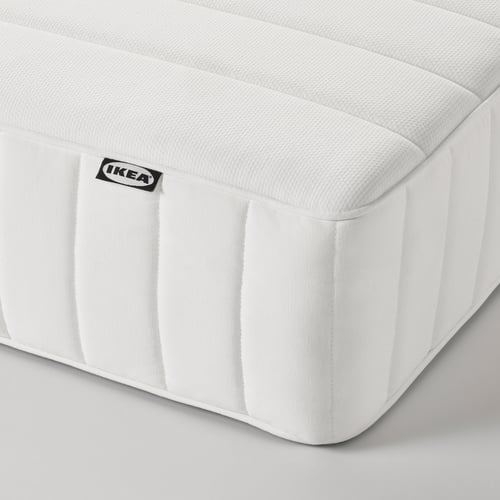 VALEVÅG Pocket spring mattress - firm/white King