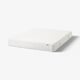 VALEVÅG mattress: white, rectangular, quilted, high-density foam, pocket springs, 10yr guarantee.