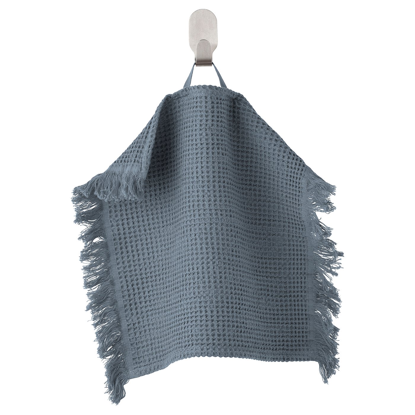 VALLASÅN Washcloth, dark blue, 12x12" IKEA