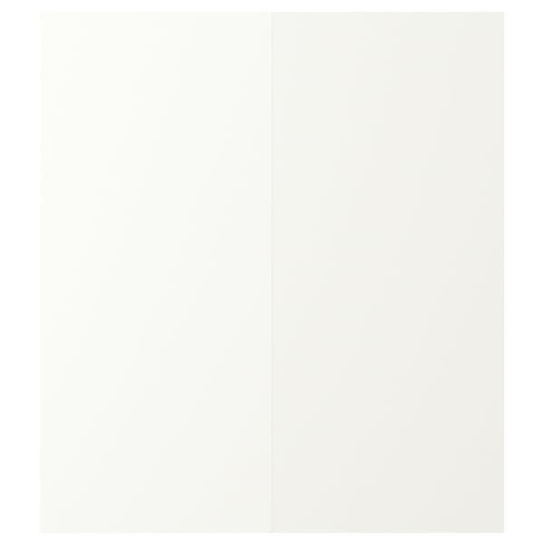 VALLSTENA 2-p door/corner base cabinet set, white, 13x30 "
