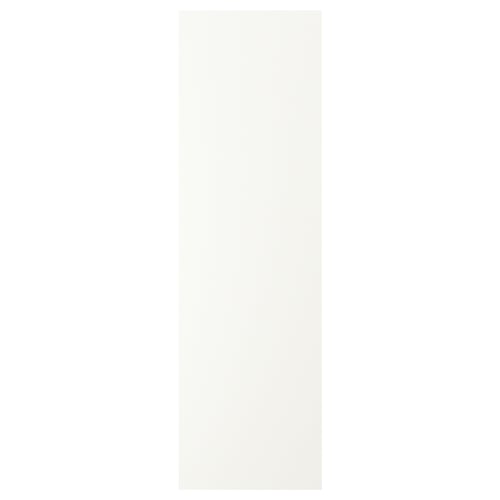 VALLSTENA: white kitchen cabinet, smooth finish, rectangular shape, 25-year guarantee.