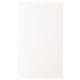 VALLSTENA white cabinet door, smooth surface, rectangular shape, easy to clean.