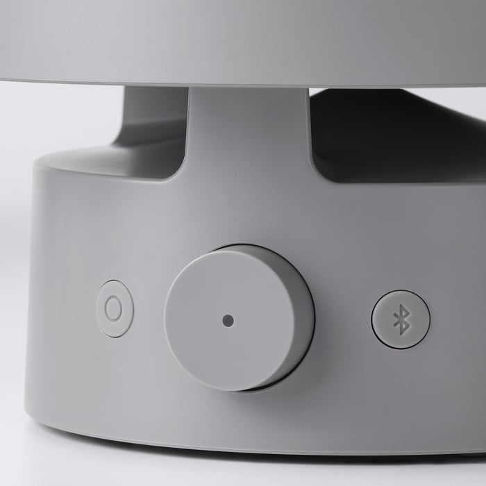 VAPPEBY bluetooth speaker lamp, outdoor/gray IKEA