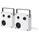 VAPPEBY Bluetooth speakers, white/set of 2 gen 3, 8x8 "