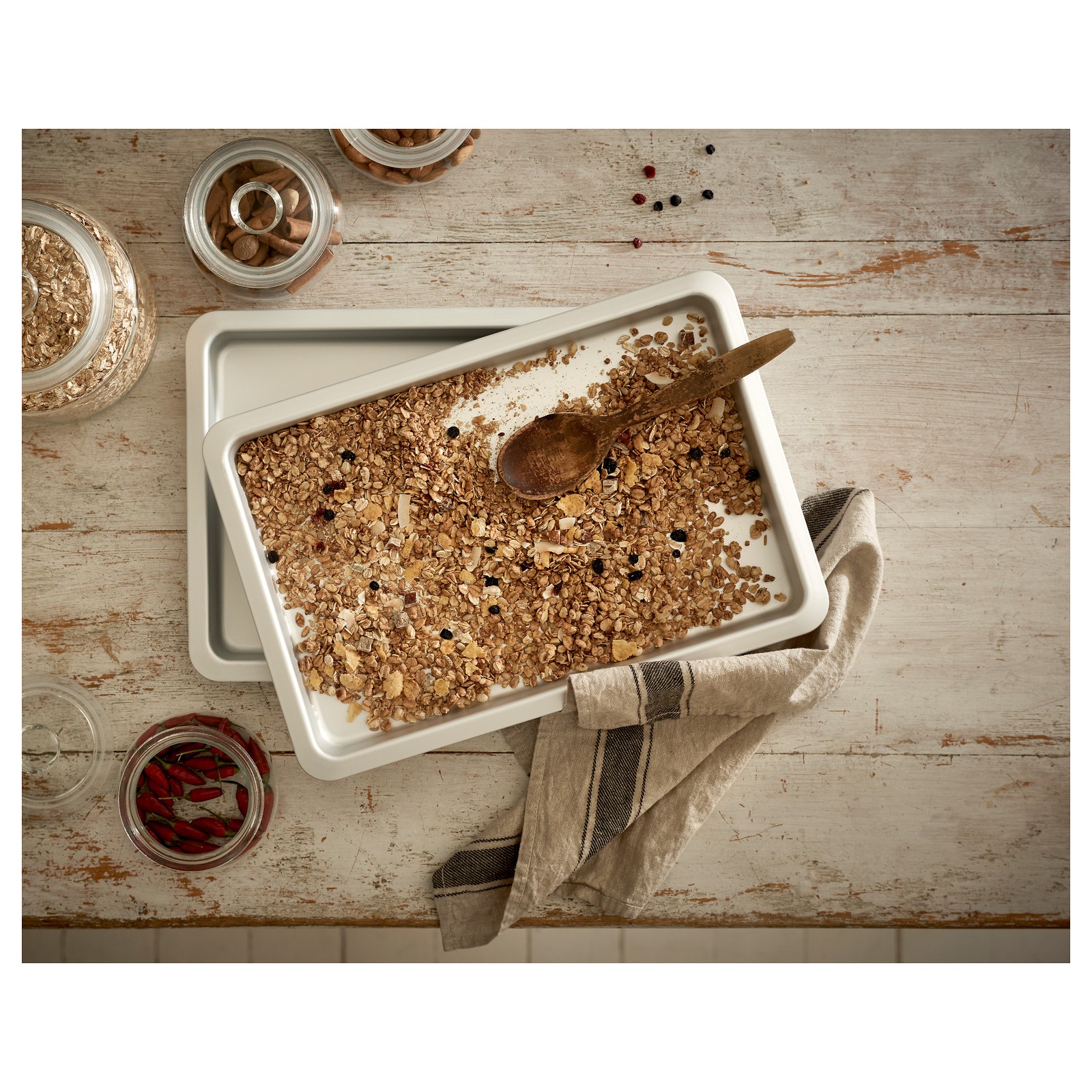 VARDAGEN Baking pan, silver color IKEA