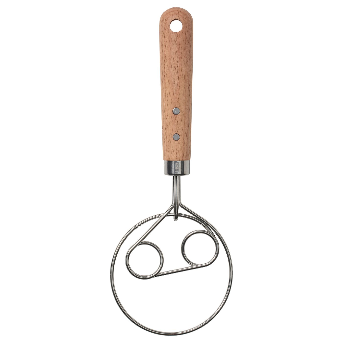 Dough Whisk, Stainless Steel/Beech