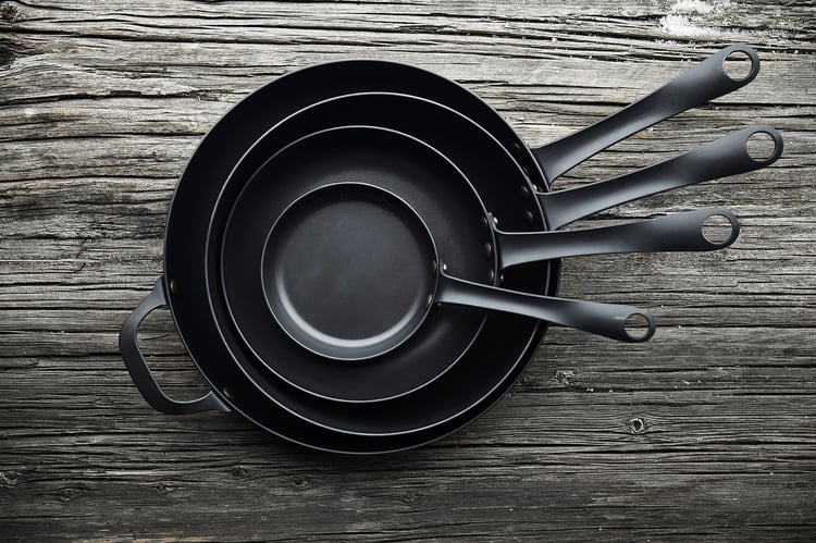 VARDAGEN frying pan, carbon steel, 9" IKEA