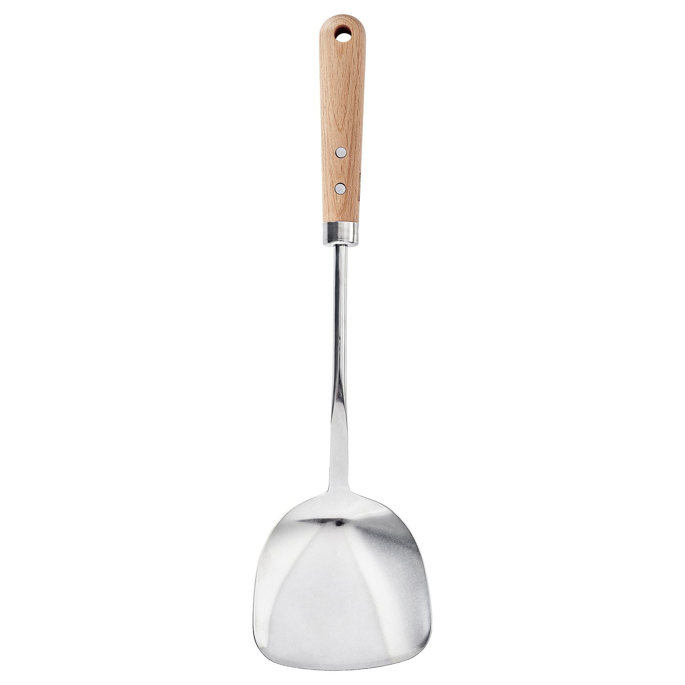 Wok Turner, Stainless Steel/Beech