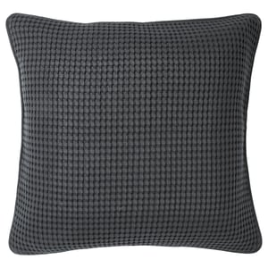 JUNIMAGNOLIA Duvet cover and pillowcase(s), white/dark blue, Twin - IKEA