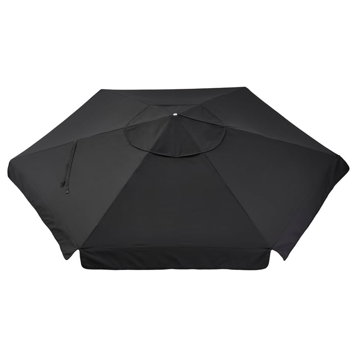 VÅRHOLMEN umbrella canopy, dark gray, 1181/8" IKEA