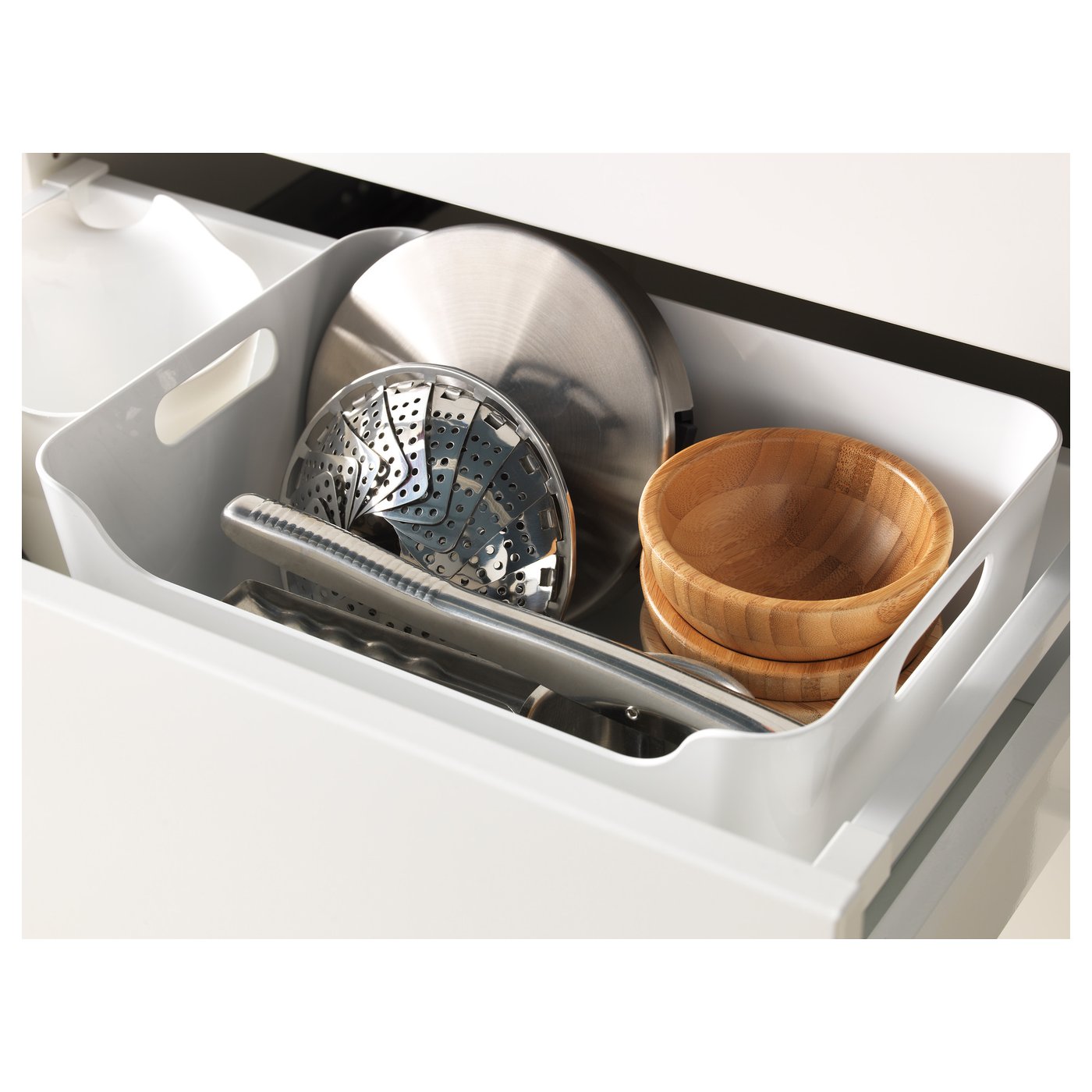 VARIERA Box, high gloss white, 13 1/4x9 1/2 " IKEA