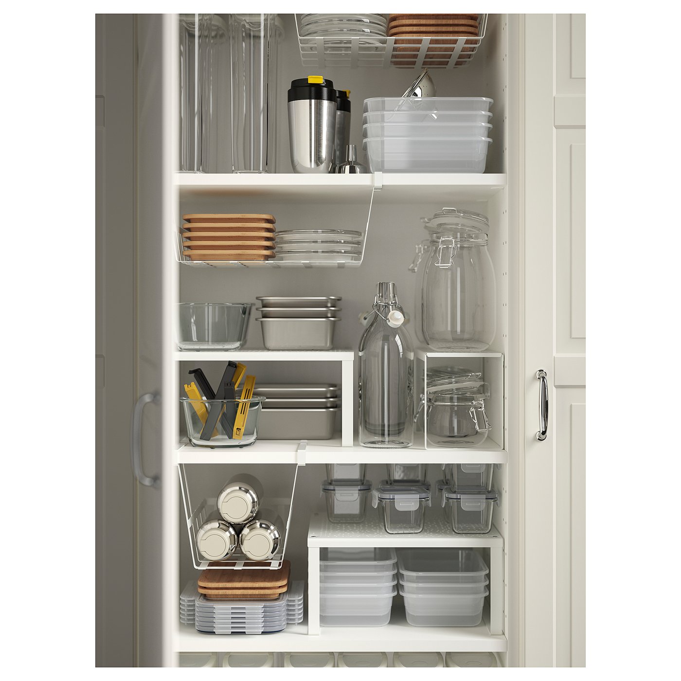 VARIERA shelf insert, white, 125/8x51/8x61/4