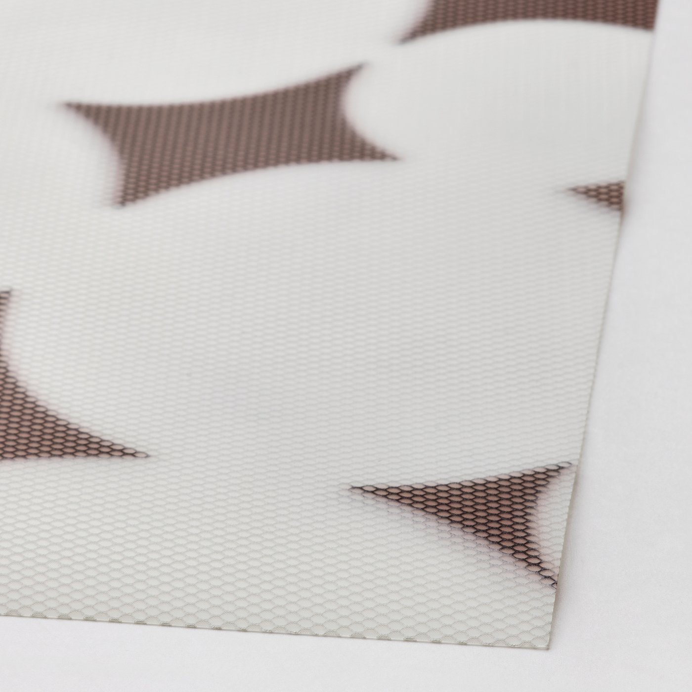 Place mat, patterned black/white 2