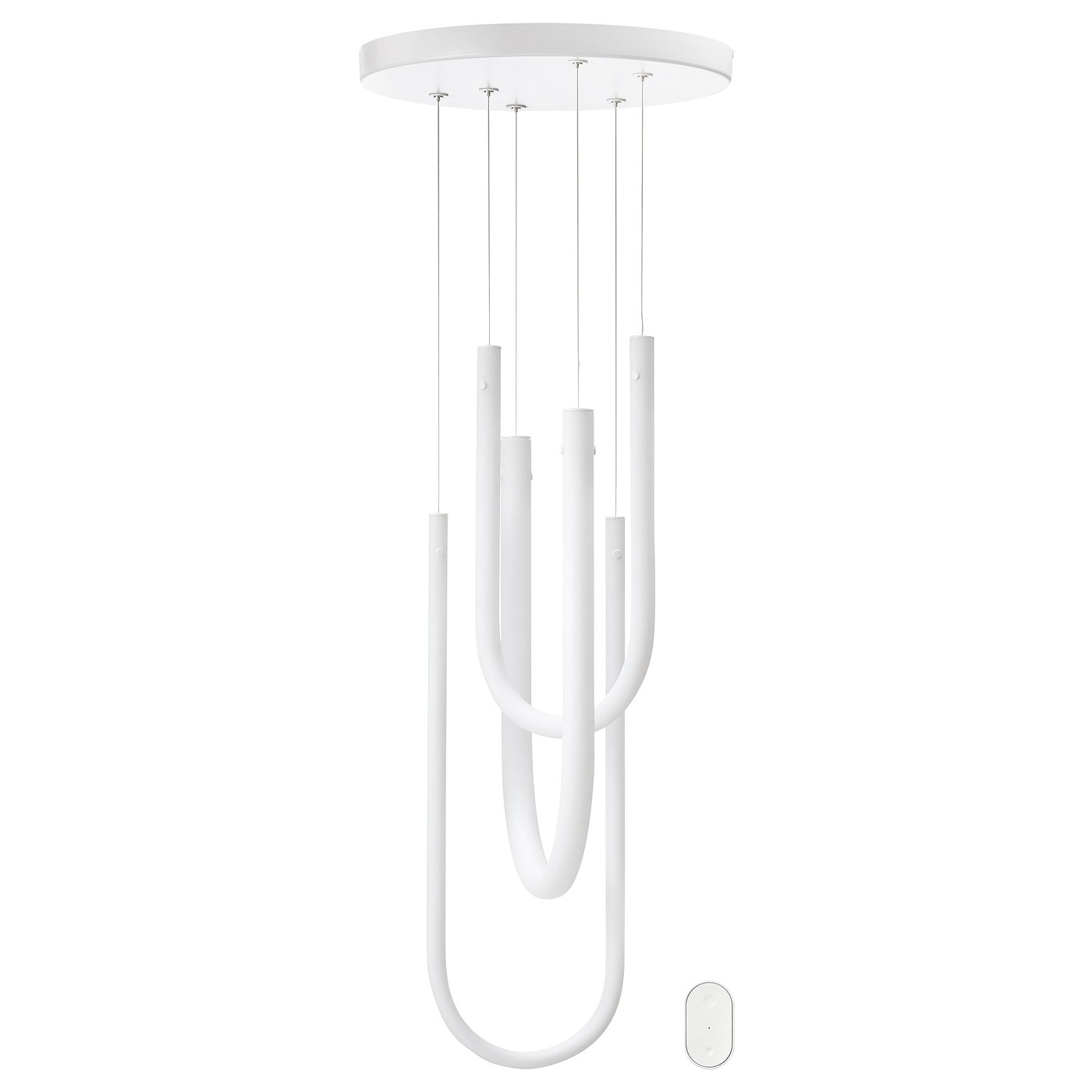 Led Pendant Lamp, Dimmable Smart/White Glass White Spectrum