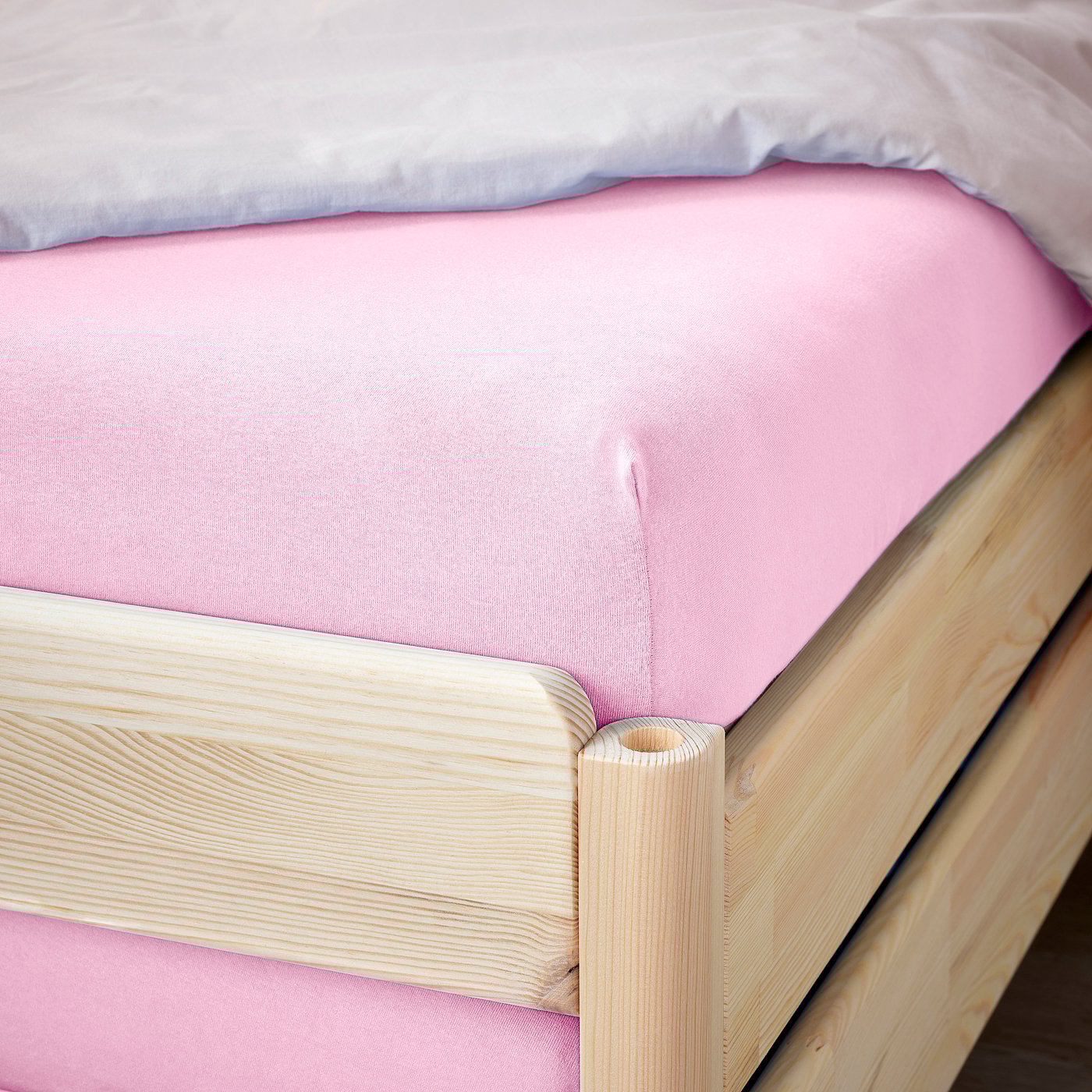 Fitted sheet for twin daybed, pink 4