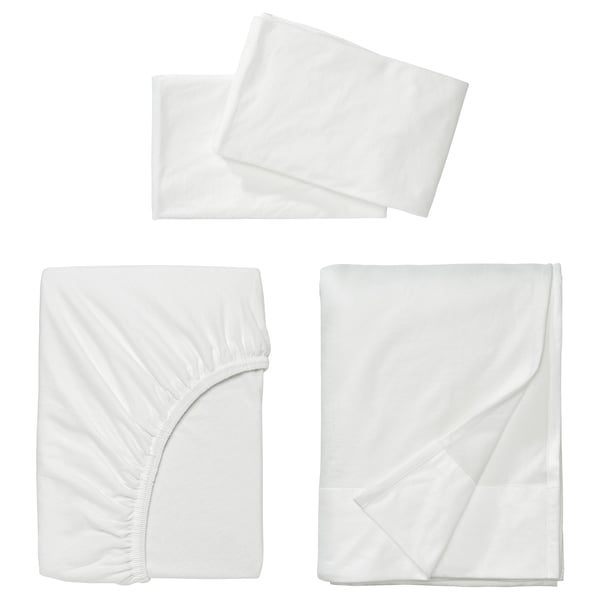 VÅRVIAL Sheet set, white, King