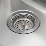 VATTUDALEN Single bowl top mount sink, stainless steel, 27 1/8x18 1/2 "