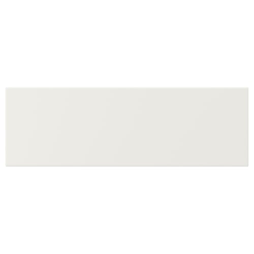 VEDDINGE white kitchen cabinets - smooth, clean, modern design.