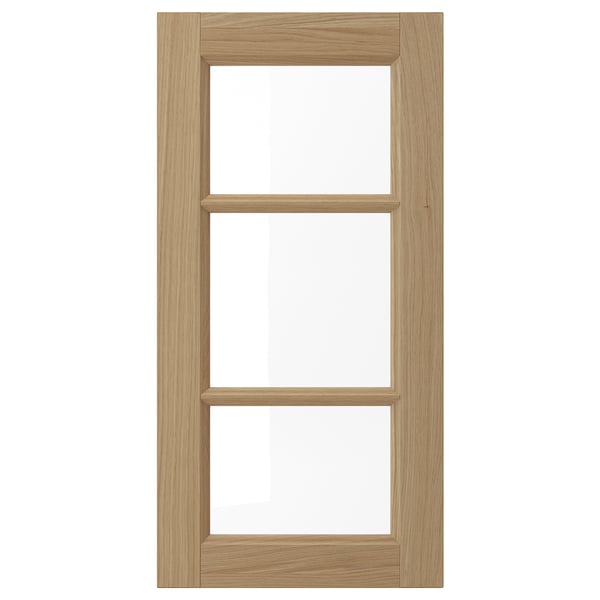 VEDHAMN Door, oak, 15x30 - IKEA