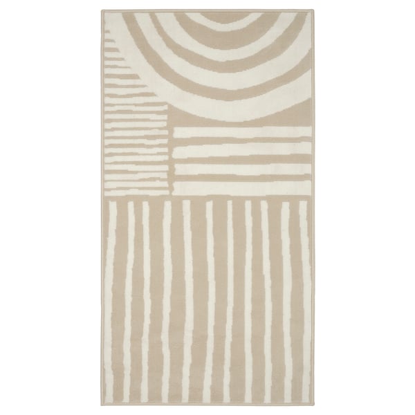 VEJSTRUP rug, low pile, beige/white, 2'7"x4'11" IKEA