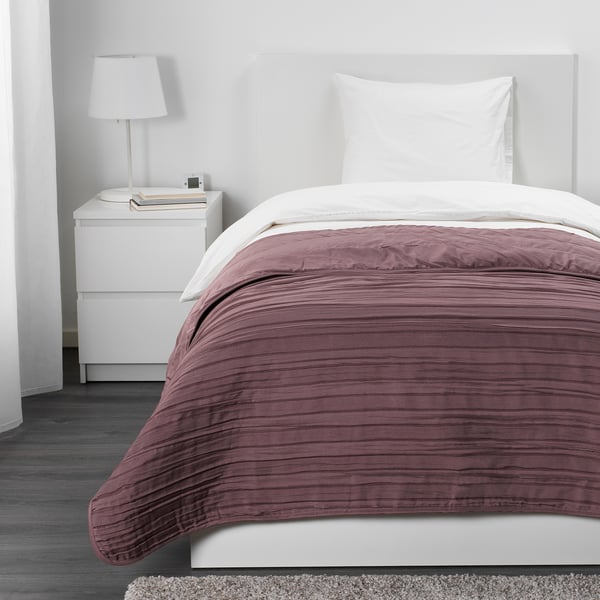 VEKETÅG Bedspread, lilac, Twin/Full (Double) IKEA