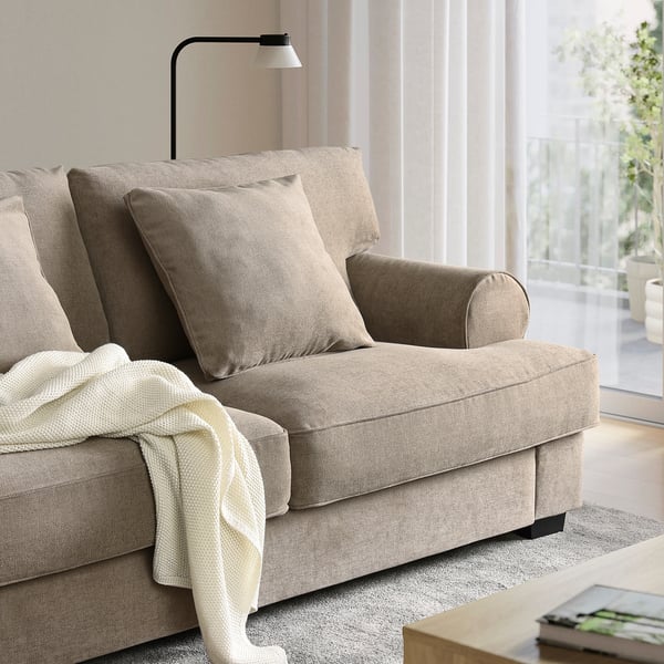 VENNGARN Loveseat, Johanneshov brown-beige