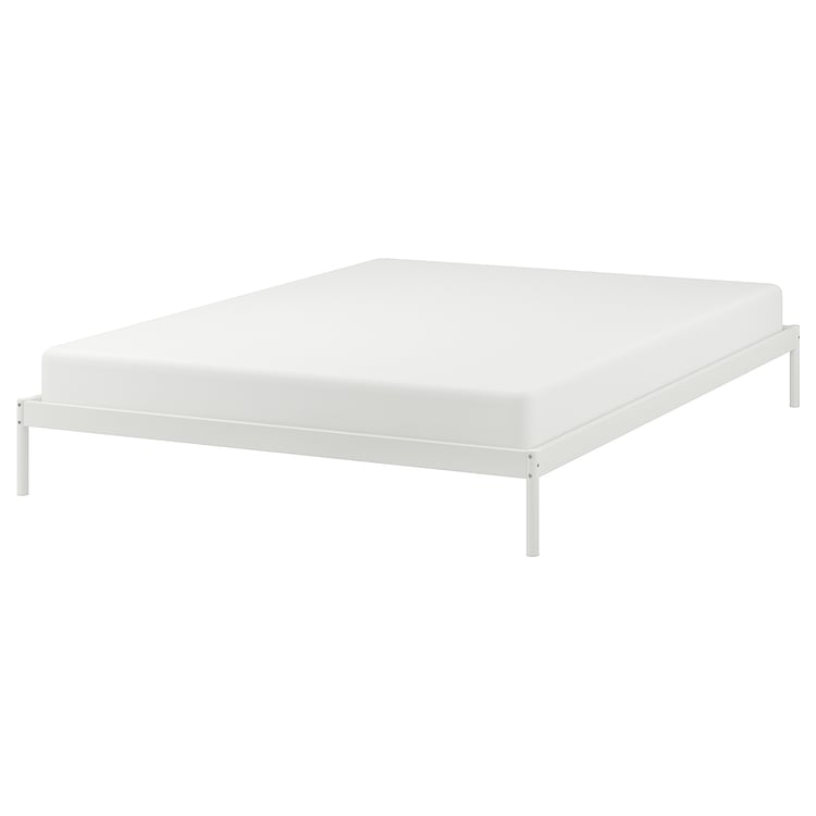 VEVELSTAD bed frame, white, Queen IKEA